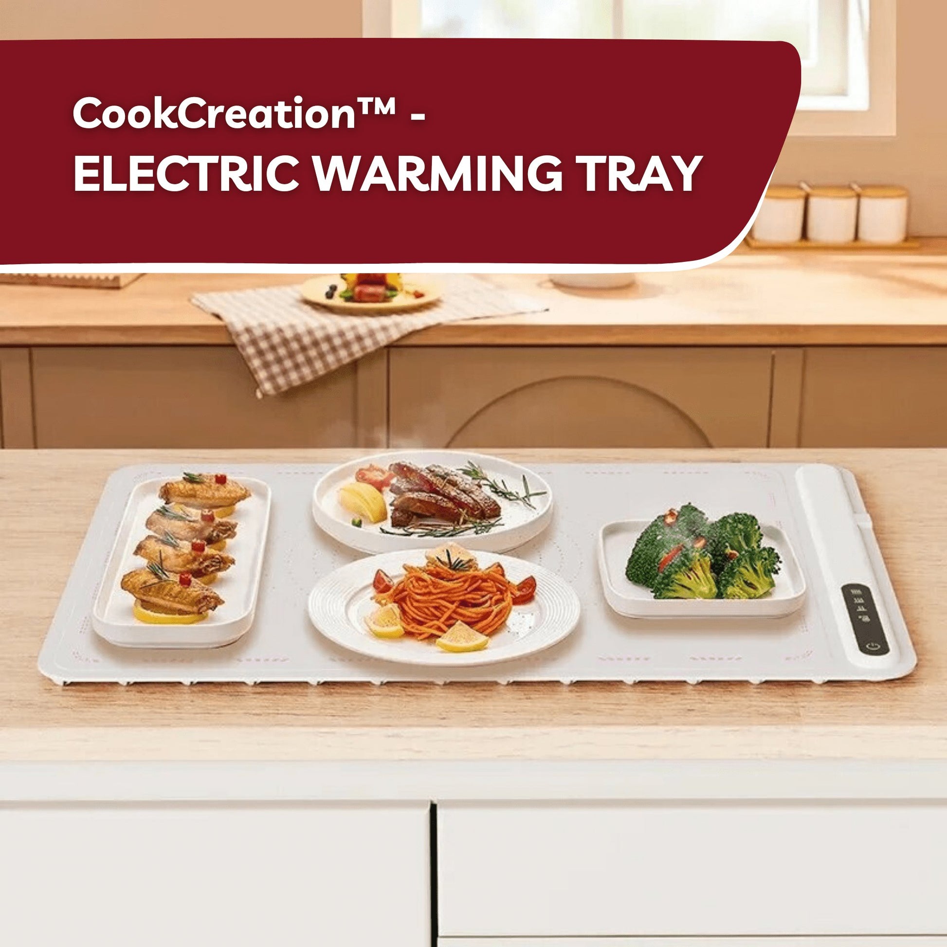 CookCreation™ - Electric Warming Tray! - Cook Creation