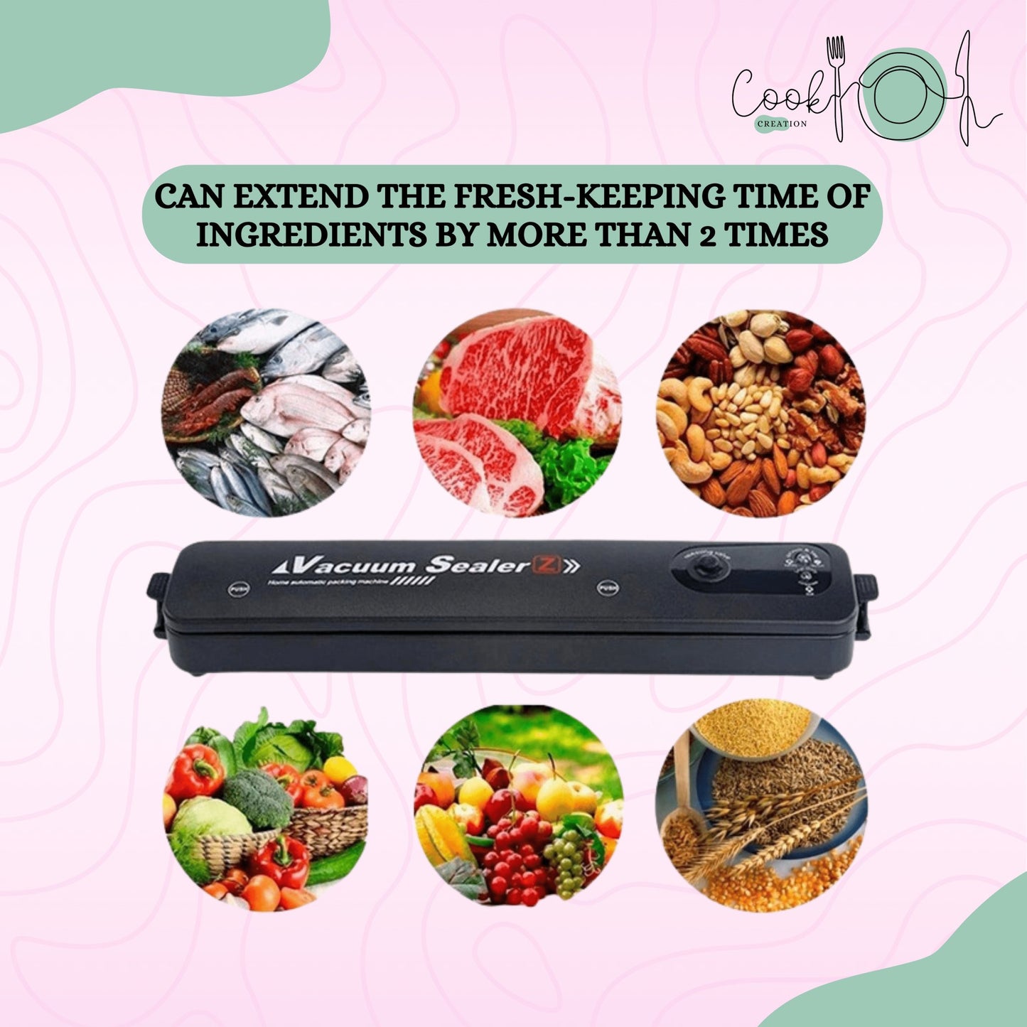 CookCreation™ Automatic Food Vacuum Sealer