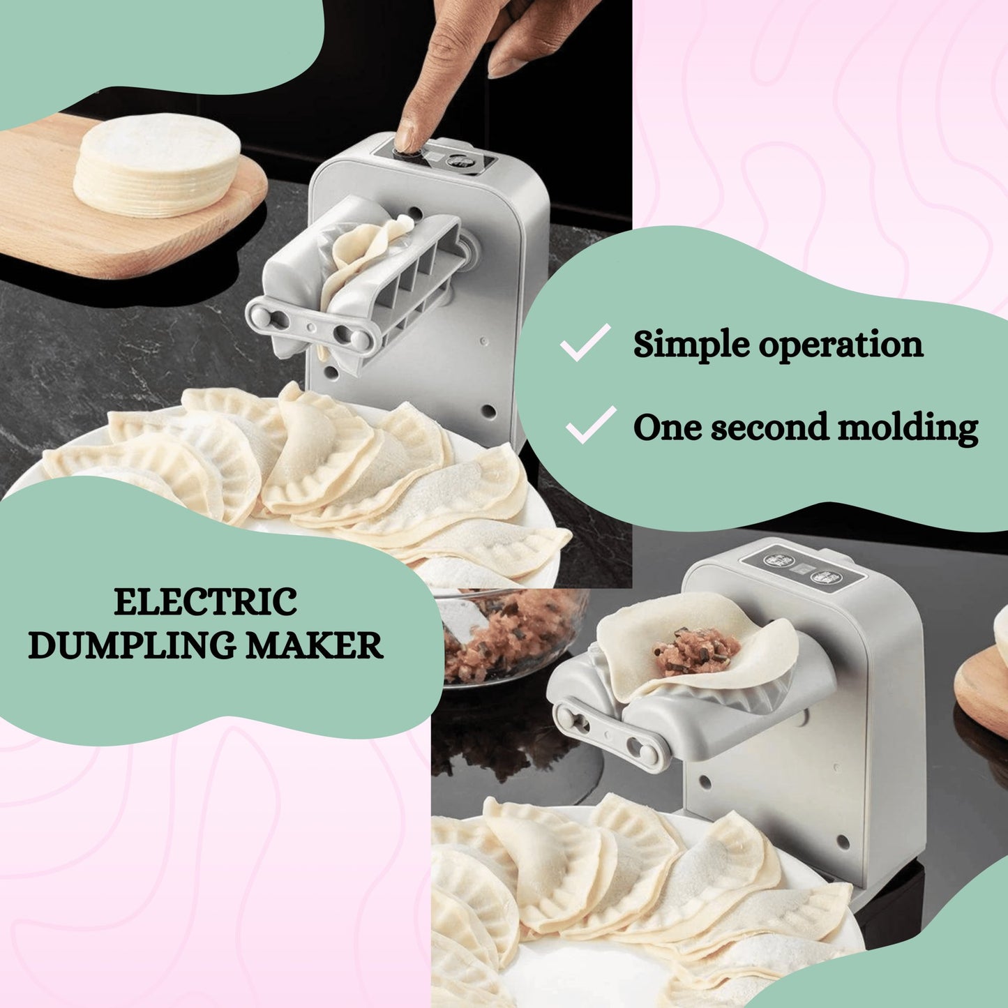 CookCreation™ Electric Dumpling Maker