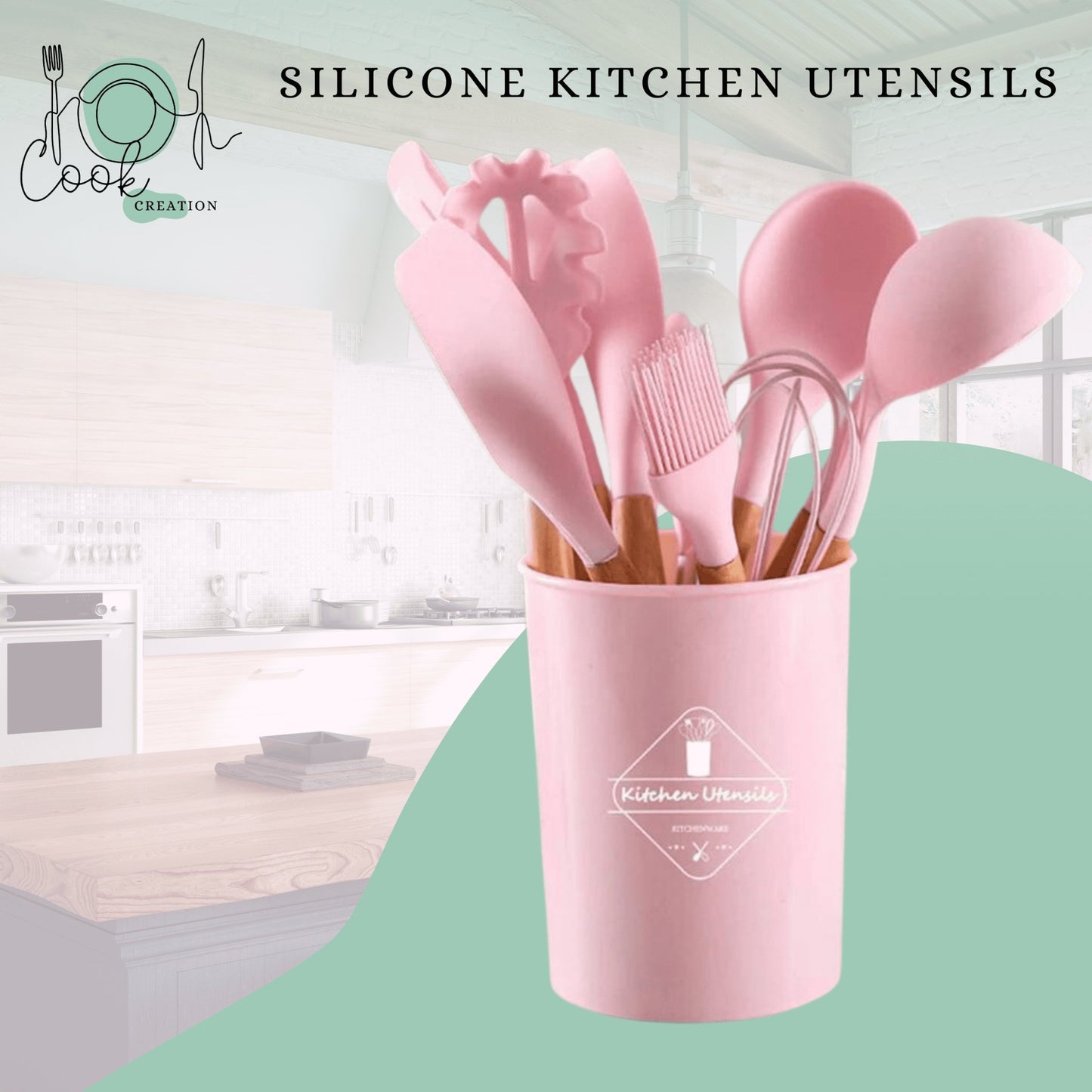 CookCreation™ Silicone Kitchen Utensil Set