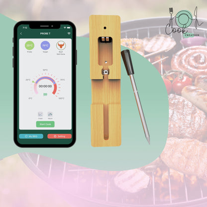 CookCreation™ Wireless Smart Meat Thermometer