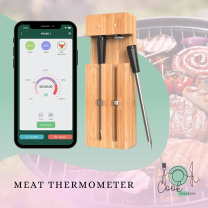 CookCreation™ Wireless Smart Meat Thermometer